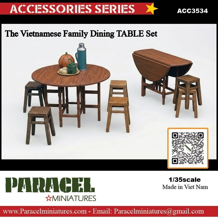 Paracel Miniatures : Vietnamese Kitchen & Living Room