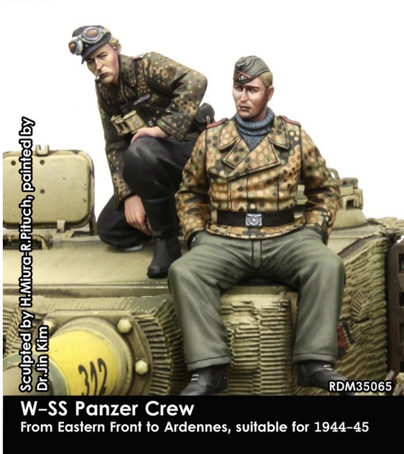 Rado Miniatures : W-SS Panzer Crew and Wounded Heer Officer