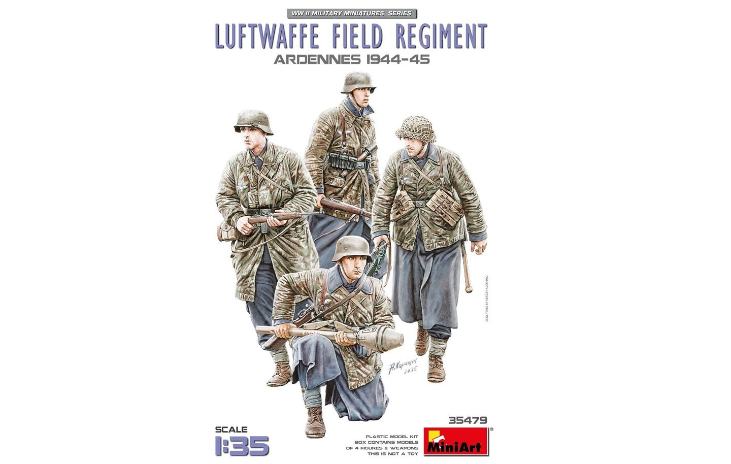 35479 LUFTWAFFE FIELD REGIMENT. ARDENNES 1944-45