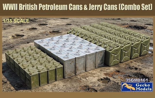 Gecko Models: WWII British Petroleum Cans & Jerry Cans