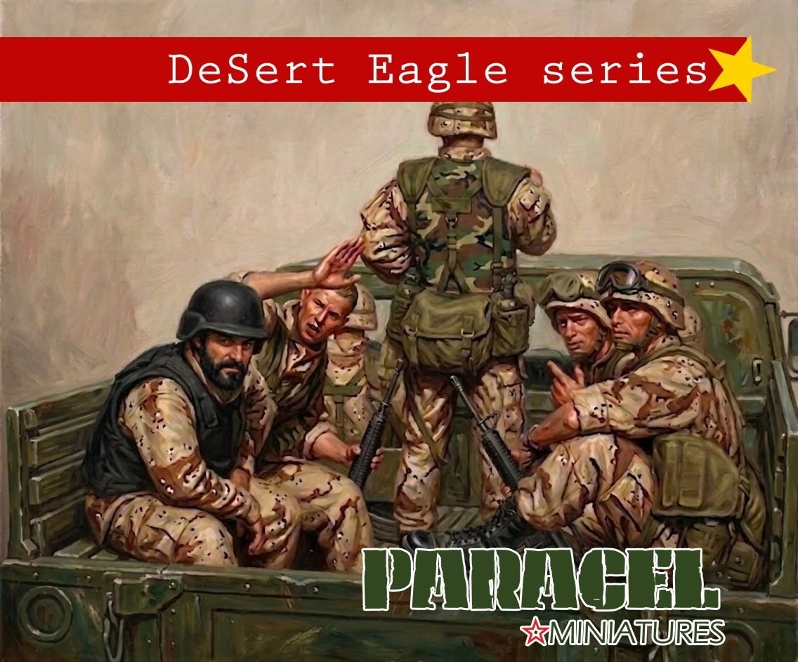 Paracel Miniatures : Desert Storm USMC Figures