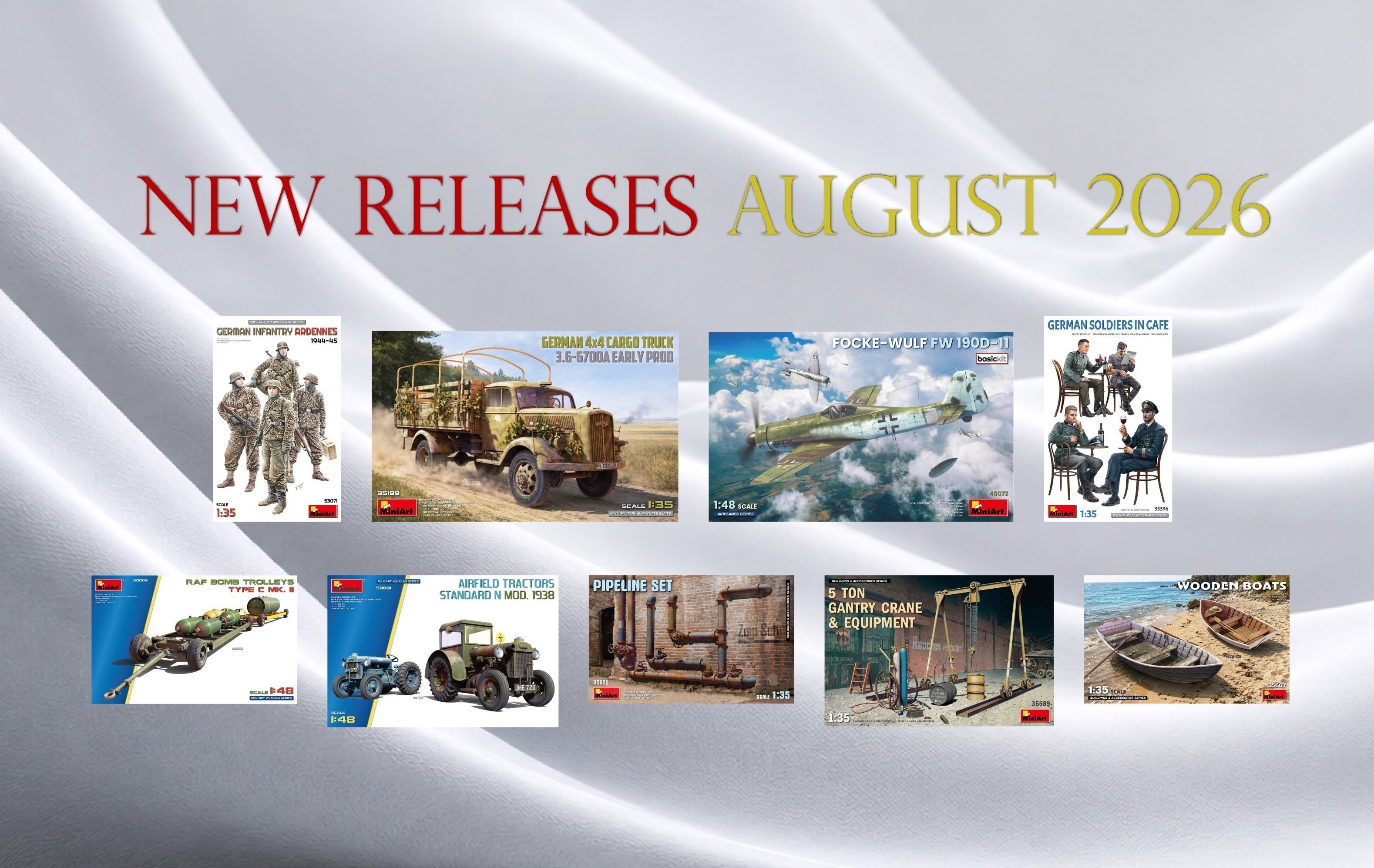 New MiniArt Kits Available ✅ August 2026