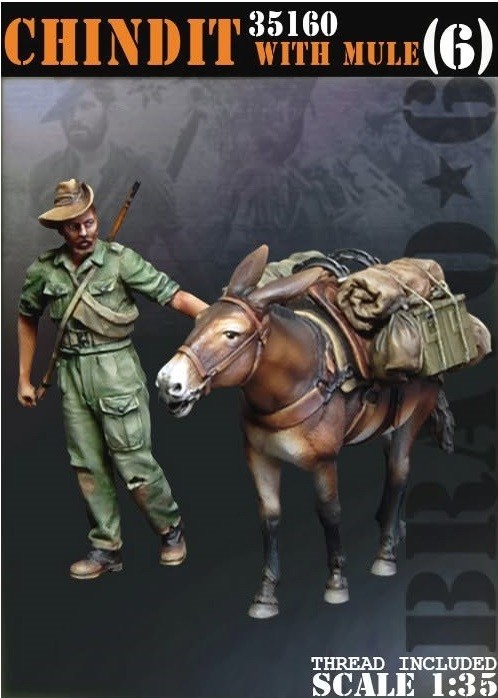 BRAVO*6 : Chindit with Mule (6)