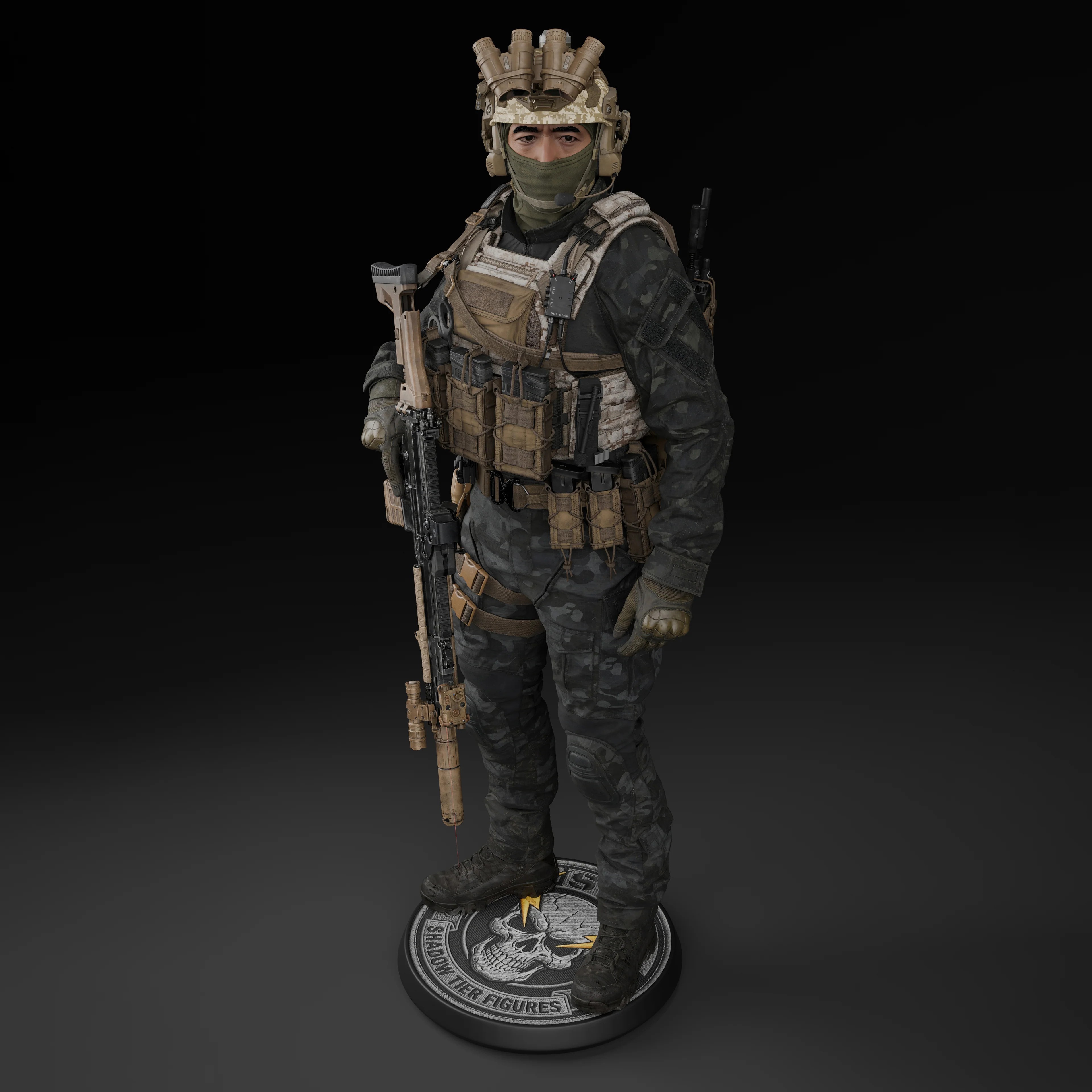Shadow Tier Special Ops Figures in 1/6 Scale