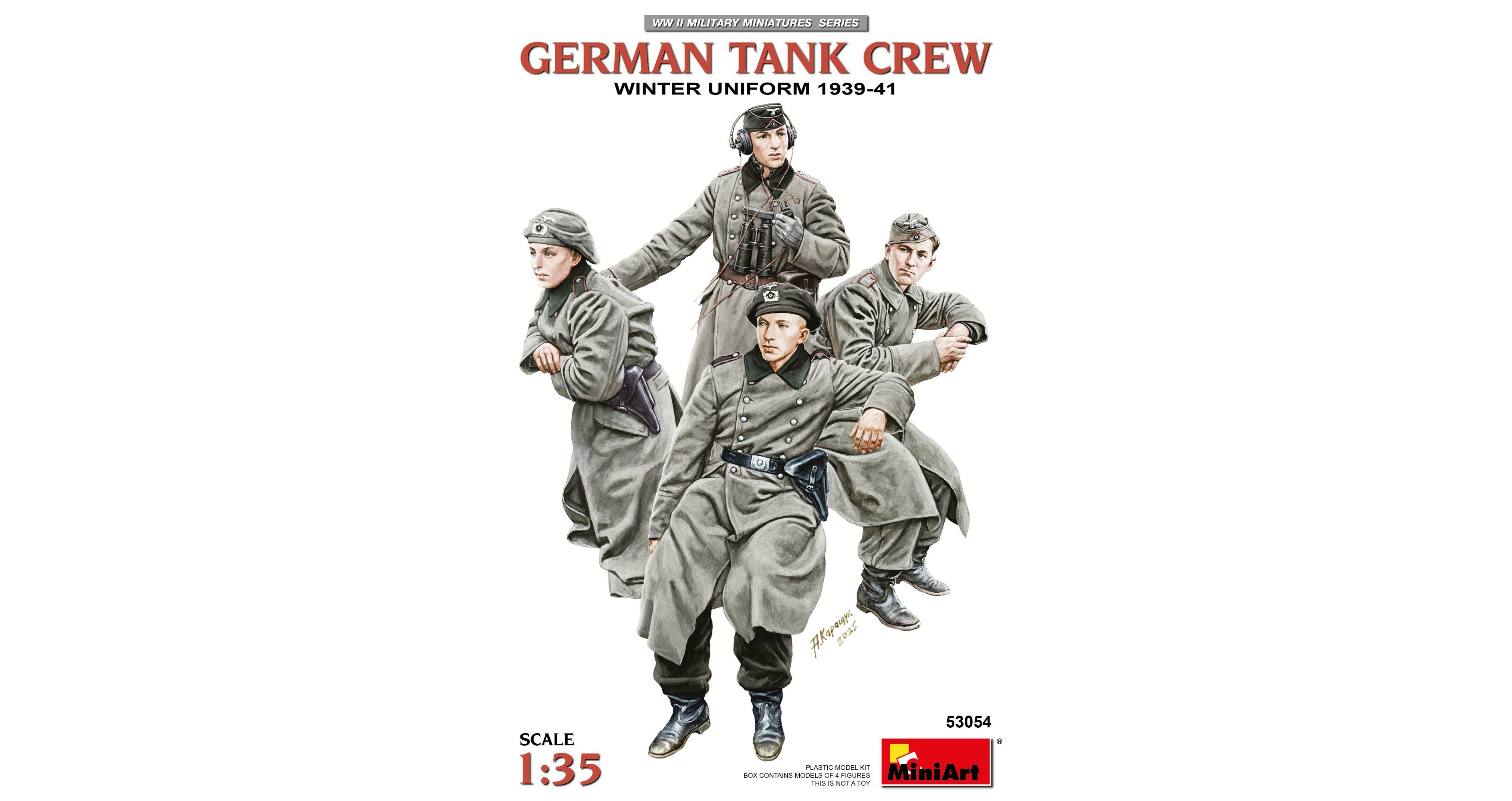 GERMAN TANK CREW. WINTER UNIFORM. 1939-41