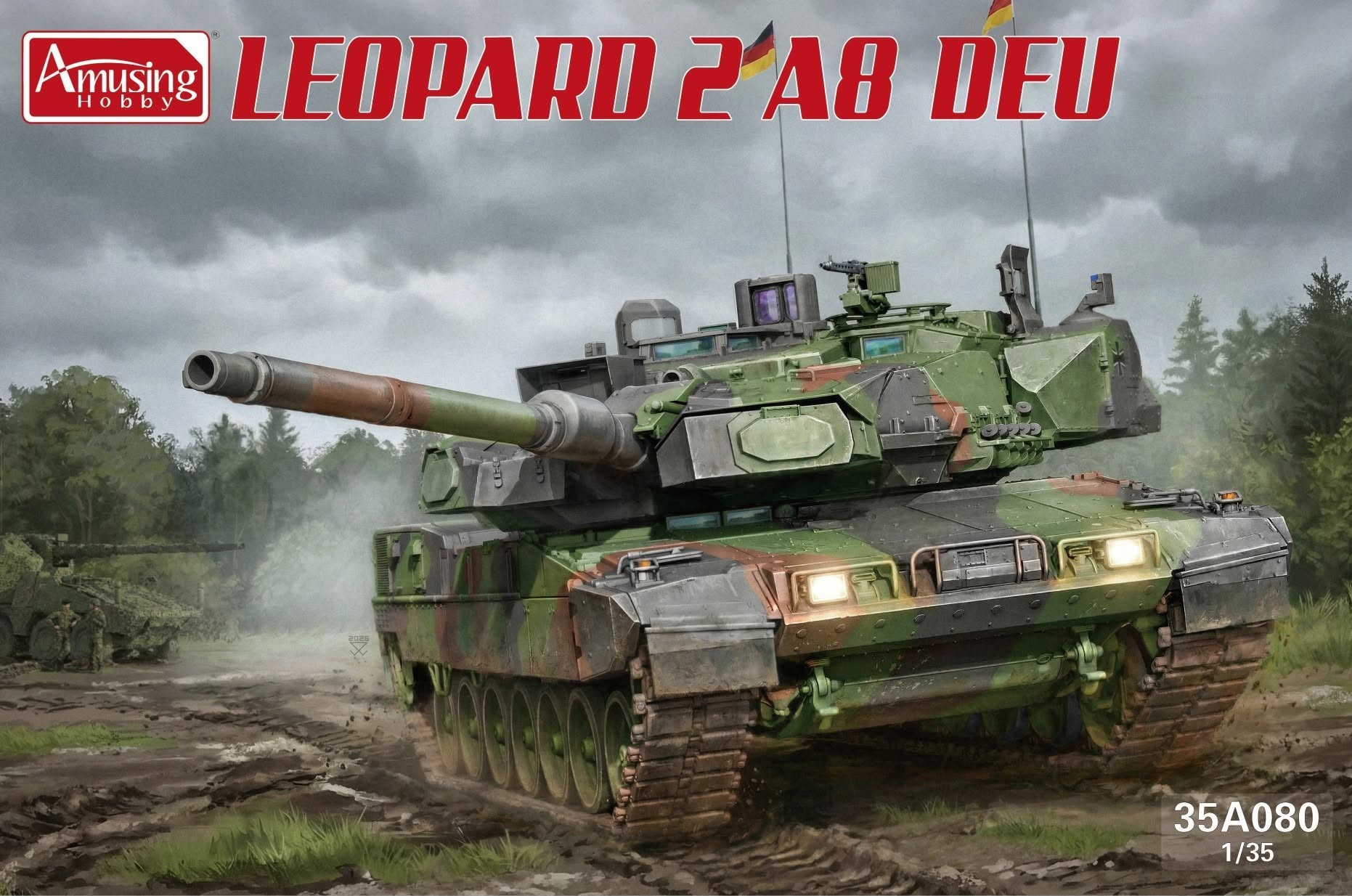 Leo 2A8 DEU from Amusing Hobby