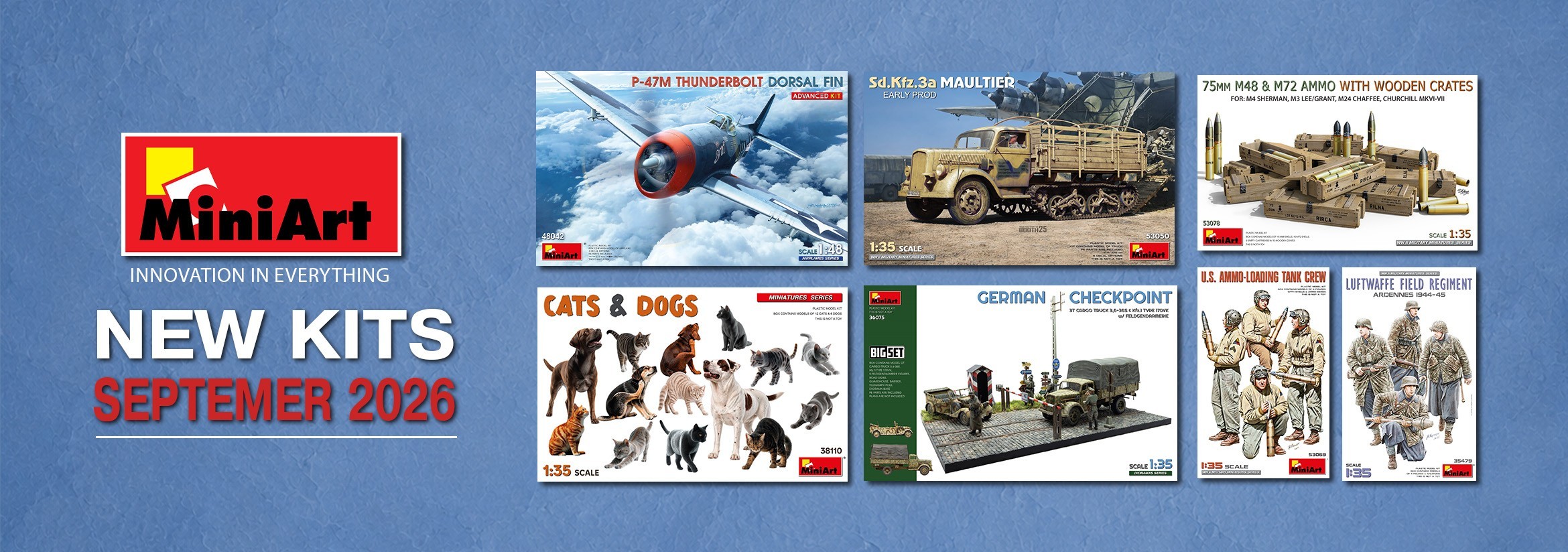 New MiniArt Kits Available ✅ September 2026