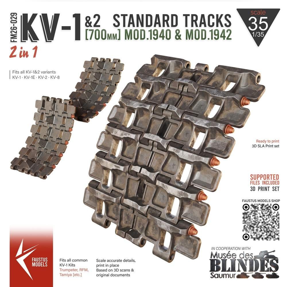 New in 1/35: KV & IS Tracks, Pollarded Willows, Wild Shrubbery and Firs