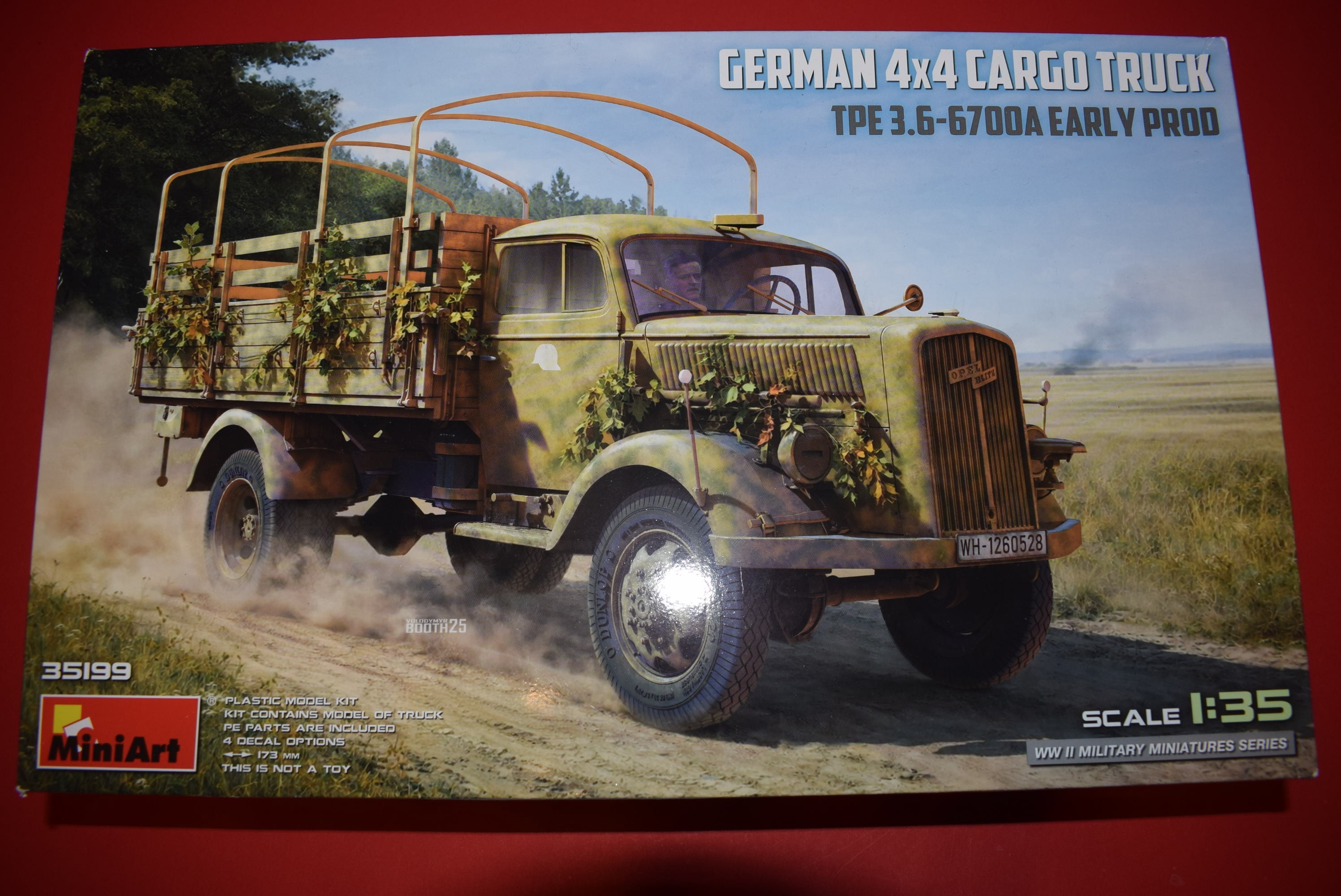 German 4x4 Cargo Truck Type 3.6-6700A Early Production