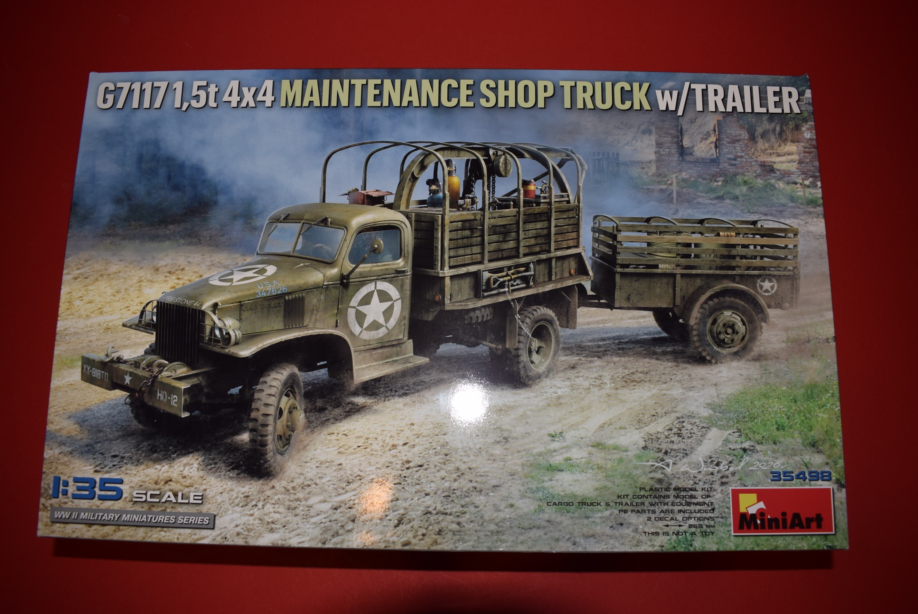 G7117 1.5t 4x4 Maintenance Shop Truck w/Trailer