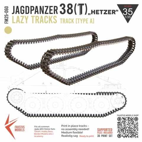 FaustusModels Spotlight: Hetzer Lazy Tracks and Idler Wheels in 1/35