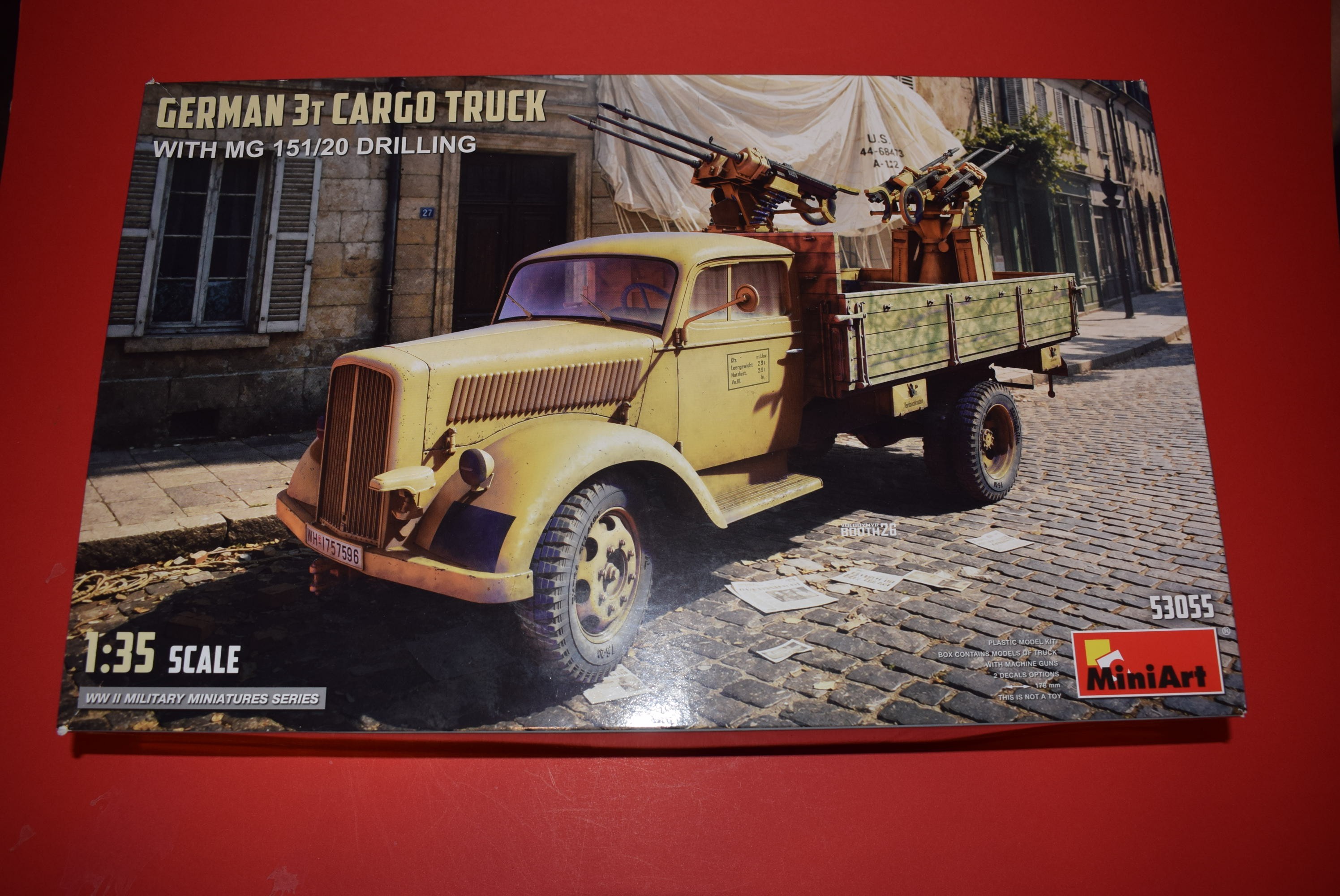 German 3T Cargo Truck with MG 151/20 Drilling