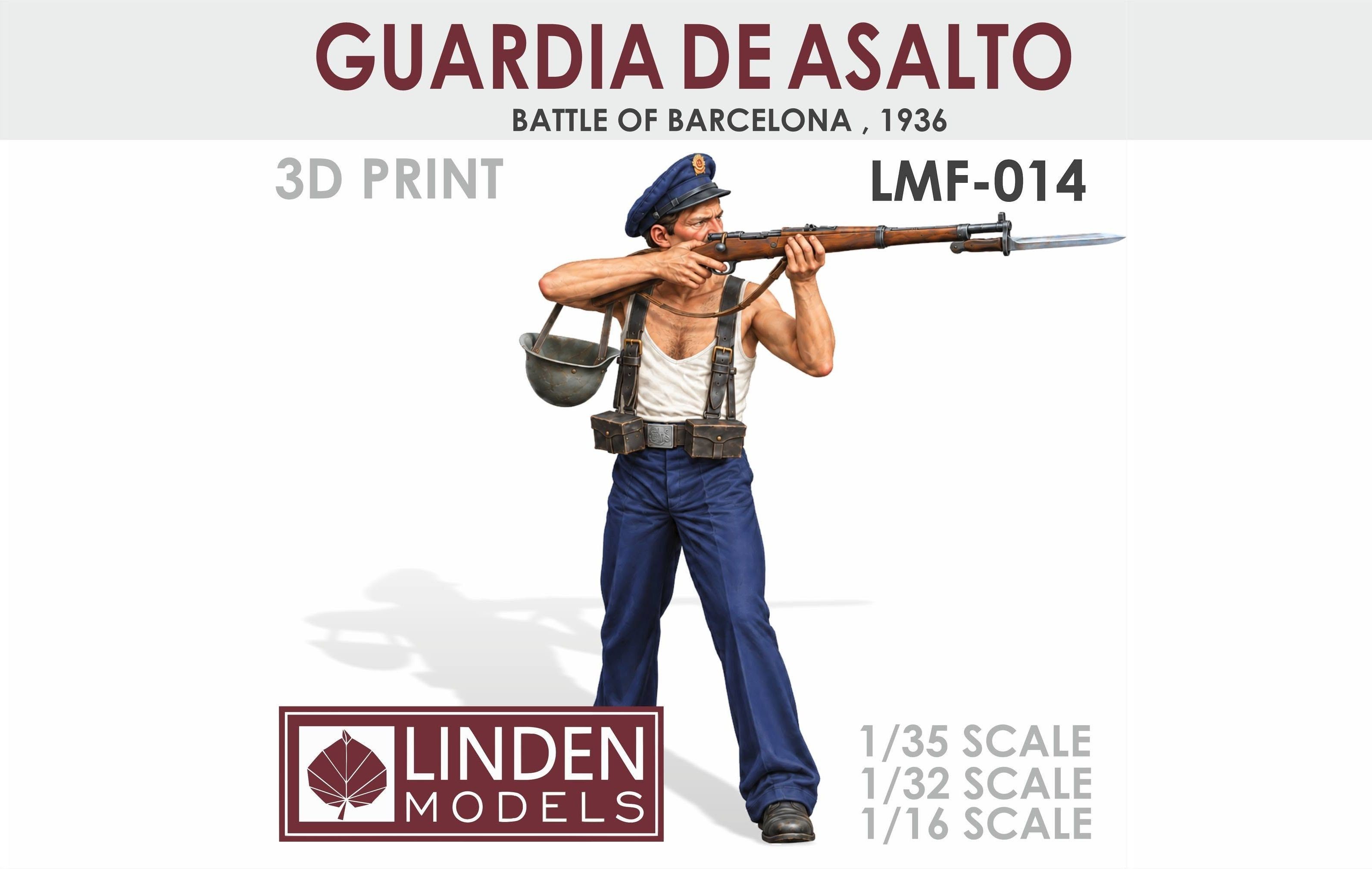 Linden: Guardia de Asalto, Barcelona 1936