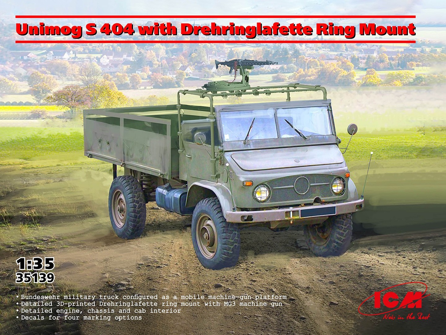 SOON ON SALE! Unimog S 404 with Drehringlafette Ring Mount