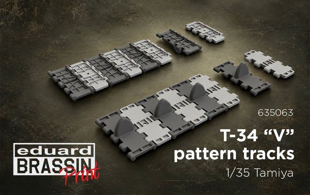 Eduard: Tracks for Tiger & T-34