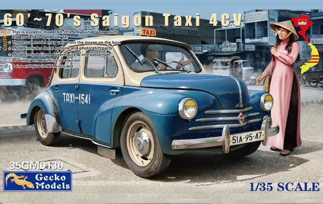 Gecko: 1960s/70s 4CV Saigon Taxi
